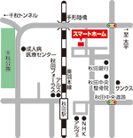 スマートホーム秋田地図
